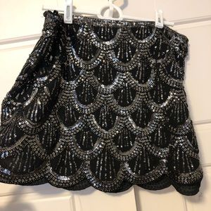 Sequin skirt
